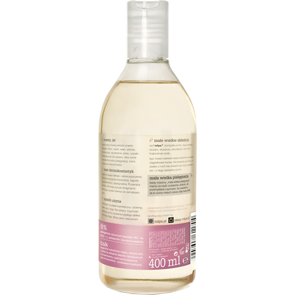 Tołpa Dermo Face Rosacal Wzmacniający płyn micelarny do mycia twarzy i oczu 400 ml