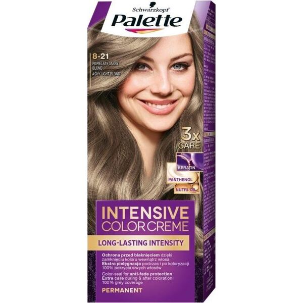 Palette PALETTE_Intensive Color Creme Hair Colorant farba do włosów w kremie 8-21 Popielaty Jasny Blond