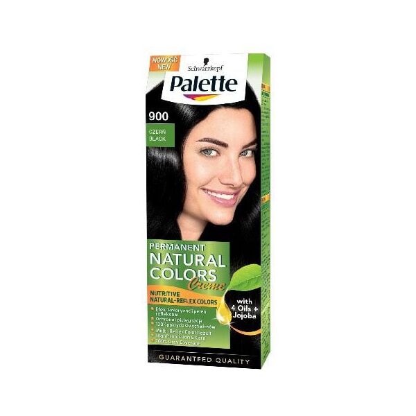 Palette Permanent Natural Colors Głęboka Czerń Morska nr 900
