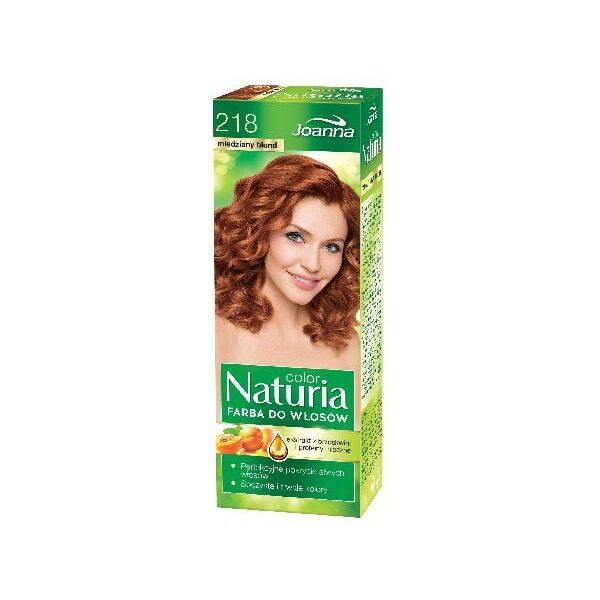 Joanna Naturia Color Farba do włosów nr 218-miedziany blond 150 g