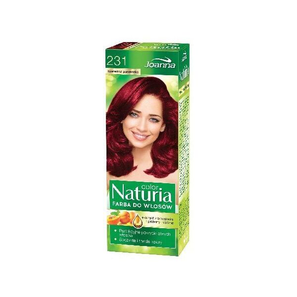 Joanna Naturia Color Farba do włosów nr 231-czerwona porzeczka 150 g