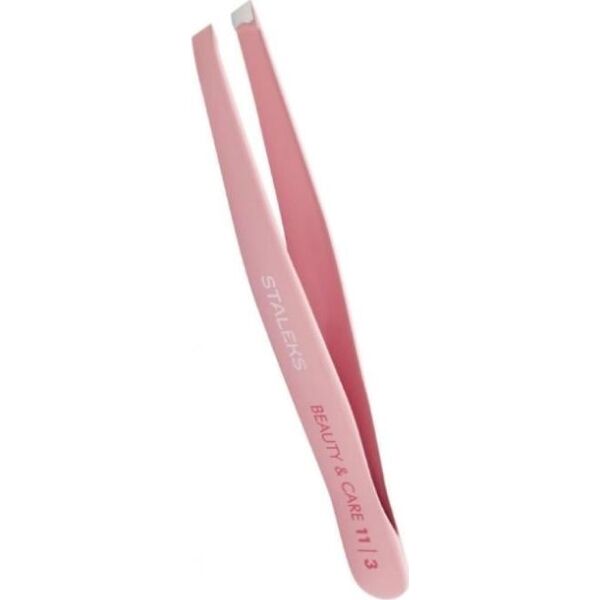 Staleks Staleks Pęseta do brwi BEAUTY & CARE 11 TYPE 3 (krawędzie szerokie skośna)
