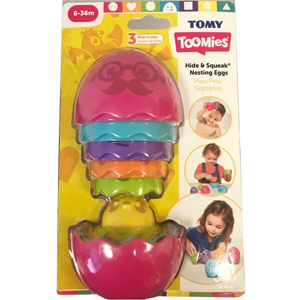 Tomy Tomy Toomies Jajko matrioszka różowe jajo