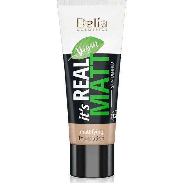 Delia Delia Cosmetics It's Real Matt Podkład matujący odżywczo-nawilżający nr 102 Natural 30ml