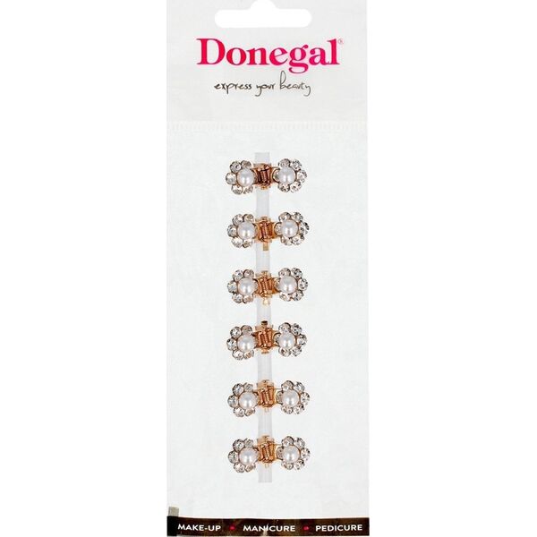 Donegal DONEGAL Ozdoby do włosów - mini klamerki  1op - 6szt
