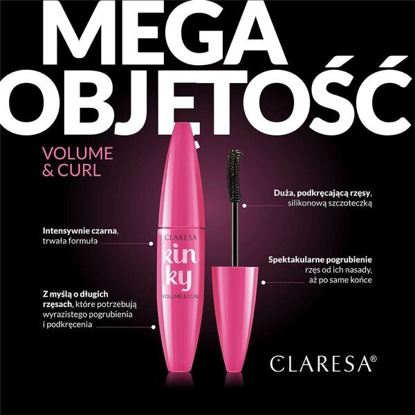 Claresa Claresa tusz do rzęs KINKY