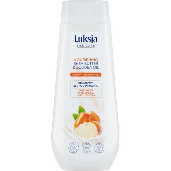 Luksja Luksja Silk Care Kremowy żel pod prysznic odżywcze masło shea i olej jojoba 500 ml