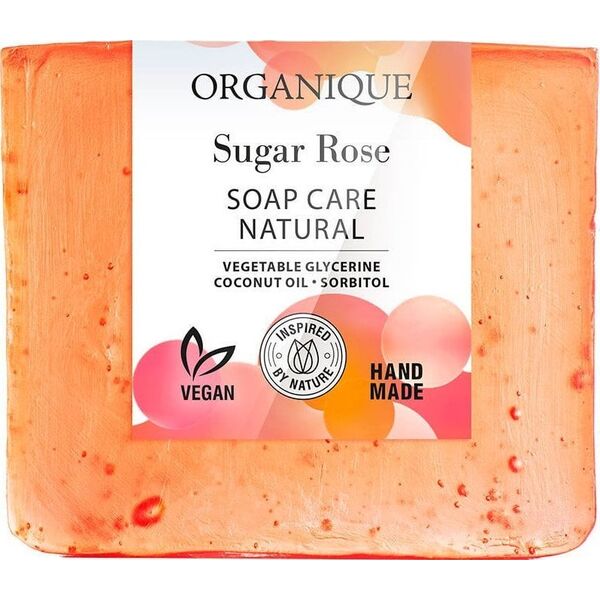 Organique ORGANIQUE Mydło naturalnie pielęgnujące Sugar Rose 100g