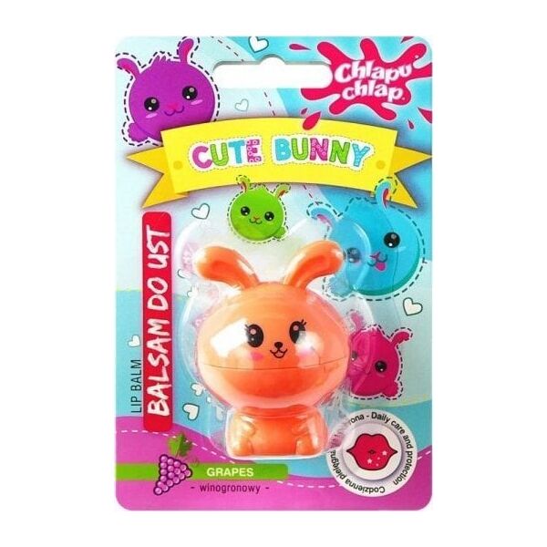 Chlapu Chlap CHLAPU CHLAP Balsam do ust Cute Bunny - winogrono 1szt