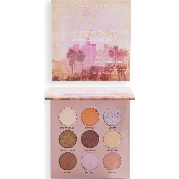 Makeup Revolution Makeup Revolution X Marley by Marlena Sojka Paletka cieni do powiek Hollywood (9) 1szt