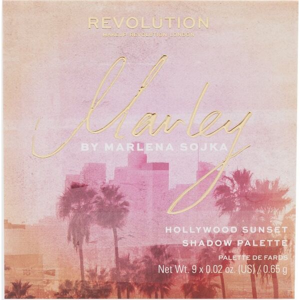 Makeup Revolution Makeup Revolution X Marley by Marlena Sojka Paletka cieni do powiek Hollywood (9) 1szt