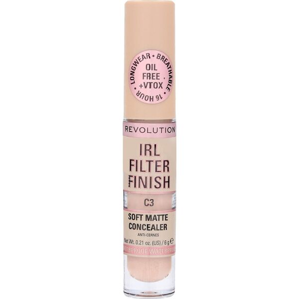 MAKE UP REVOLUTION Makeup Revolution IRL Filter Finish Korektor w płynie C3 6g