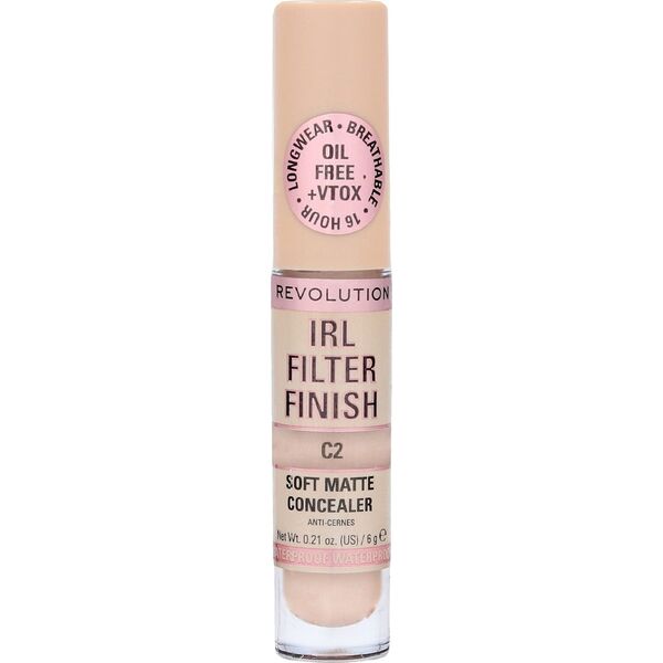 MAKE UP REVOLUTION Makeup Revolution IRL Filter Finish Korektor w płynie C2 6g