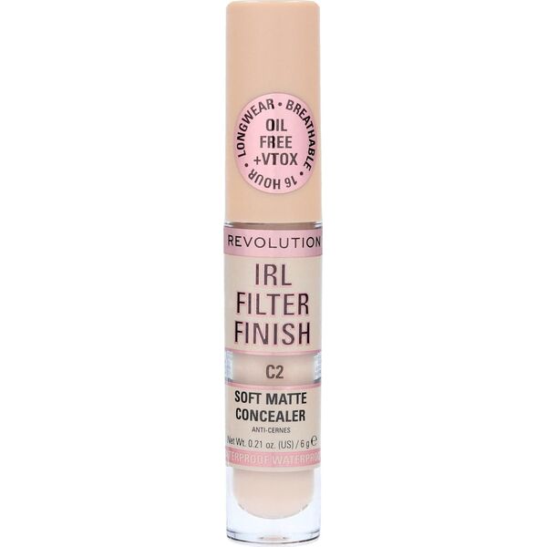 MAKE UP REVOLUTION Makeup Revolution IRL Filter Finish Korektor w płynie C2 6g