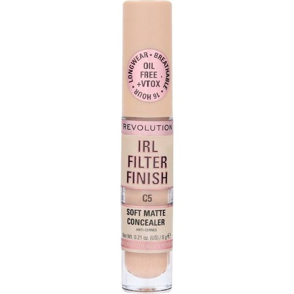 MAKE UP REVOLUTION Makeup Revolution IRL Filter Finish Korektor w płynie C5 6g
