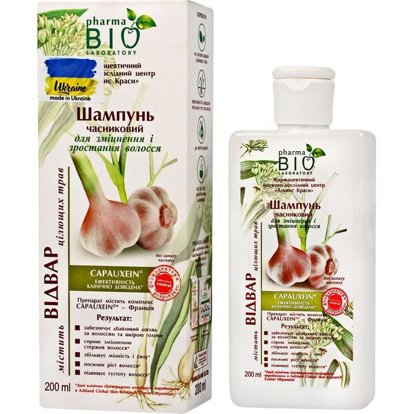 ENERGY OF VITAMINS Bio Pharma Laboratory Bio Szampon czosnkowy wzmacniający i stymulujący wzrost włosów 200ml