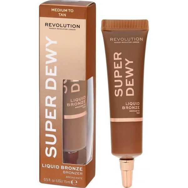 MAKE UP REVOLUTION Makeup Revolution Super Dewy Bronzer w płynie - Medium to Tan 15ml