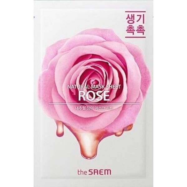 theSaem The SAEM Natural Mask Sheet Maska na tkaninie - Rose 21ml