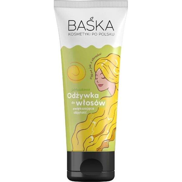 Solverx BAŚKA Kosmetyki Po Polsku Jabłuszkowa Odżywka do włosów - zwiększająca objętość  250ml