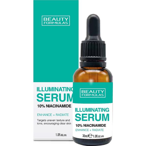 Beauty Formulas BEAUTY F TWARZ Serum 10%Niacinamid rozświet. 30ml