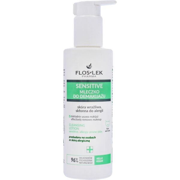Floslek Sensitive Mleczko do demakijażu do skóry wrażliwejni skłonnej do alergii 175ml