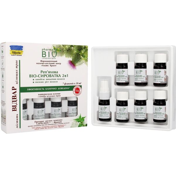 ENERGY OF VITAMINS Bio Pharma Laboratory Bio Serum 2w1 z wyciągiem z Łopianu 1op.(10mlx7)