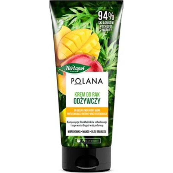 Herbapol HERBAPOL Polana Odżywczy Krem do rąk - Marchewka & Mango & Olej Babassu 50ml