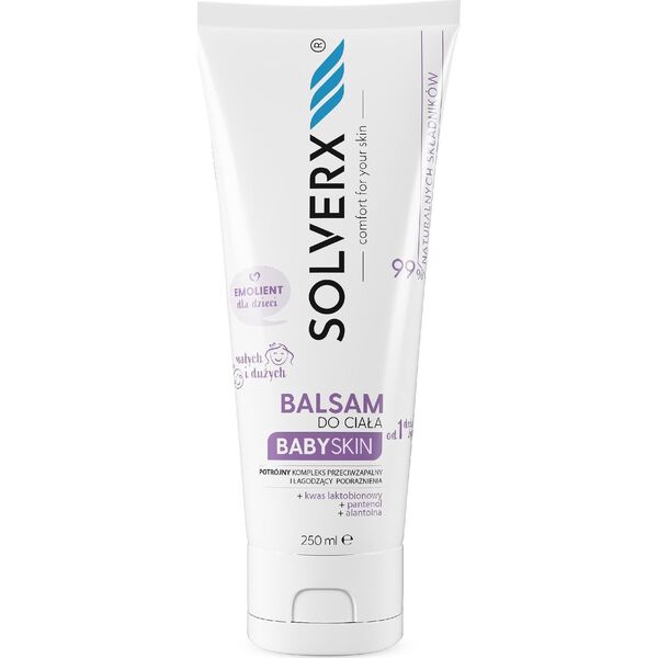 Solverx SOLVERX Baby Skin Balsam-Emolient do ciała dla dzieci 250ml
