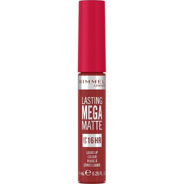 Rimmel  Rimmel Lasting Mega Matte długotrwała matowa pomadka w płynie do ust 500FireStarter 7.4ml