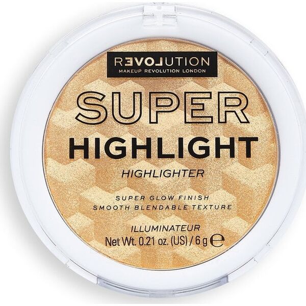 Makeup Revolution Relove Rozświetlacz Super Highlight Gold  (03)