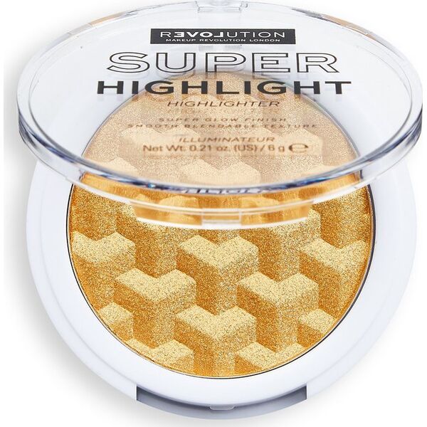 Makeup Revolution Relove Rozświetlacz Super Highlight Gold  (03)