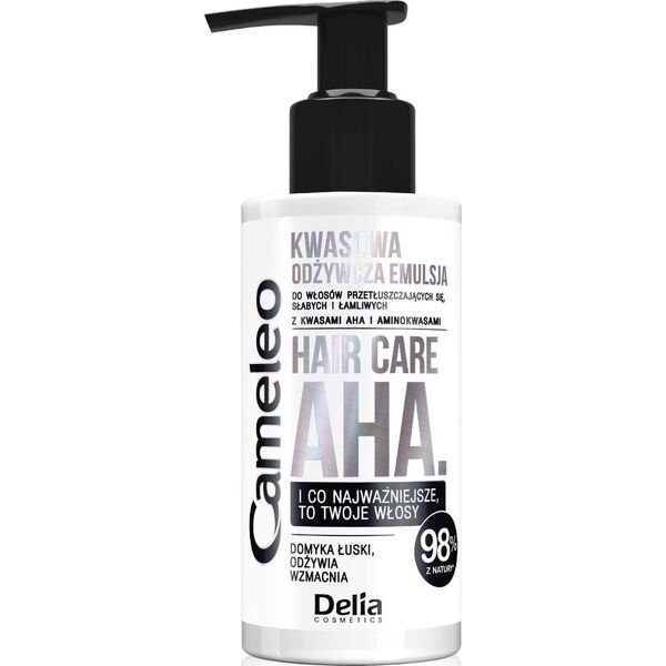 Cameleo Hair Care AHA Kwasowa Odżywcza Emulsja do włosów 150ml