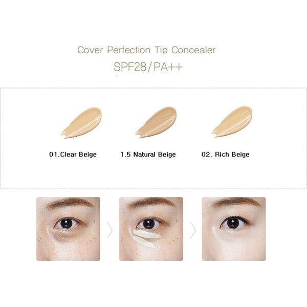 Saem Cover Perfection Tip Concealer korektor do twarzy 6g Brightenerw (03)