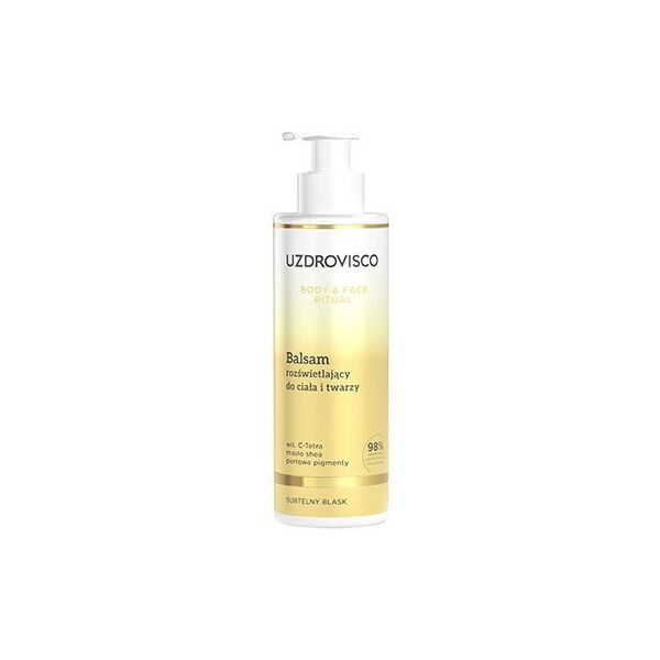 Uzdrovisco,Body & Face Ritual, Balsam rozświetlający do ciała i twarzy, 200 ml