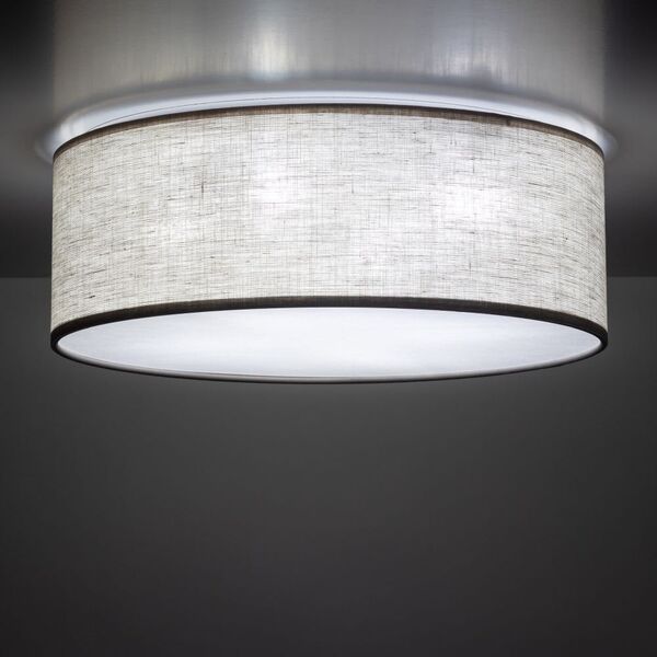 Φωτιστικό οροφής TK Lighting Nicola 10199 4x15W E27 καφέ/λινό