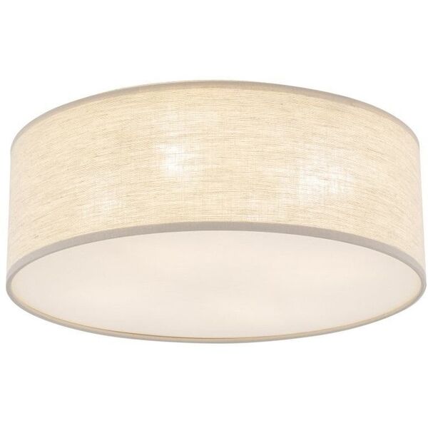 Φωτιστικό οροφής TK Lighting Nicola 10199 4x15W E27 καφέ/λινό