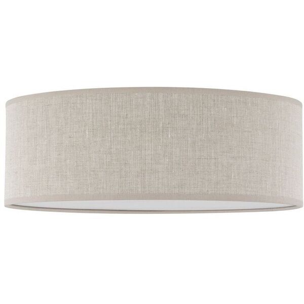 Φωτιστικό οροφής TK Lighting Nicola 10199 4x15W E27 καφέ/λινό