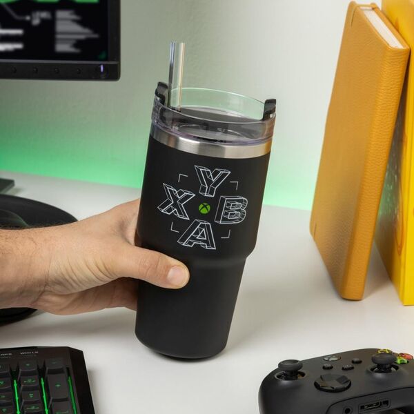 Κούπα Gamer PALADONE XBOX με καλαμάκι