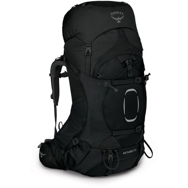 Σακίδιο πεζοπορίας OSPREY Aether 65 μαύρο S/M