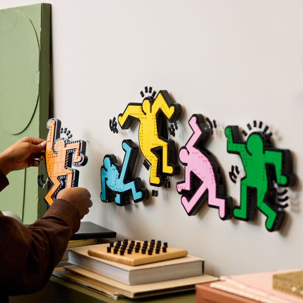 Τουβλάκια ART 31216 Keith Haring - χορευτικές φιγούρες