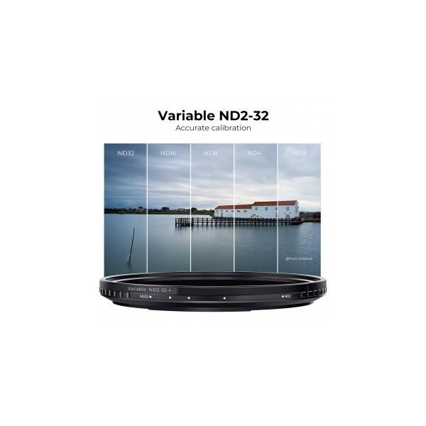 Ρυθμιζόμενο μαγνητικό γκρι φίλτρο K&F Concept Nano-X MRC Fader ND2-32 - 72 mm