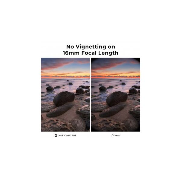 Ρυθμιζόμενο γκρι φίλτρο K&F Concept B-Series Fader ND2-400 - 52 mm