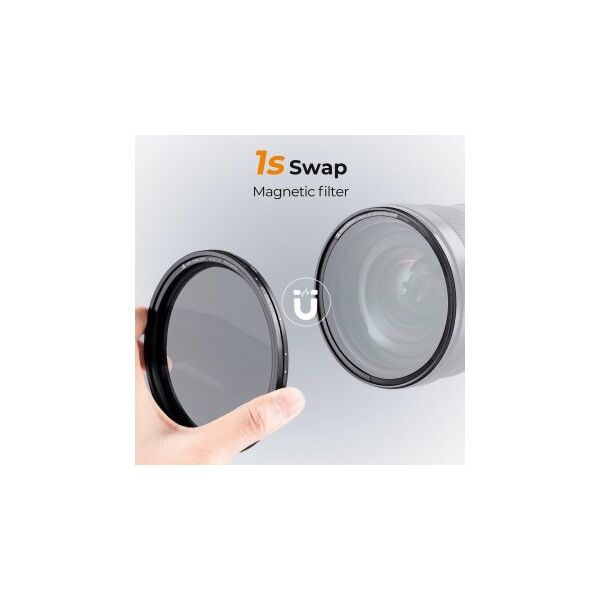 Ρυθμιζόμενο μαγνητικό γκρι φίλτρο K&F Concept Nano-X MRC Fader ND8-128 - 67 mm