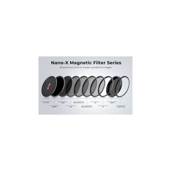 Ρυθμιζόμενο μαγνητικό γκρι φίλτρο K&F Concept Nano-X MRC Fader ND8-128 - 67 mm