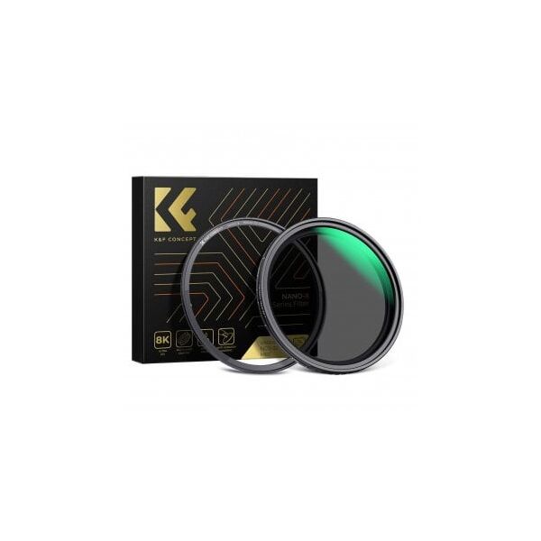 Ρυθμιζόμενο μαγνητικό γκρι φίλτρο K&F Concept Nano-X MRC Fader ND2-32 - 77 mm