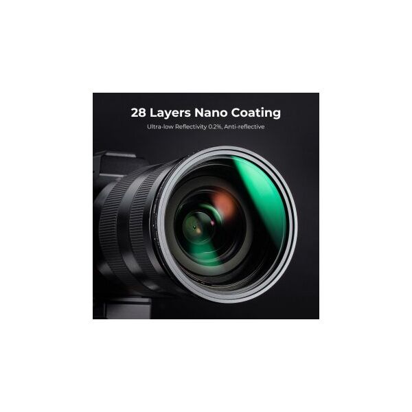 Ρυθμιζόμενο μαγνητικό γκρι φίλτρο K&F Concept Nano-X MRC Fader ND2-32 - 77 mm