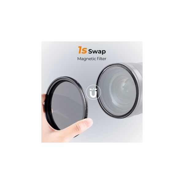 Ρυθμιζόμενο μαγνητικό γκρι φίλτρο K&F Concept Nano-X MRC Fader ND2-32 - 77 mm