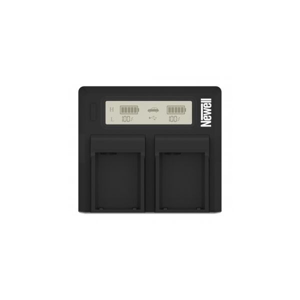 Διπλός φορτιστής Newell DC-LCD για μπαταρίες BP-A30/A60/A90 για Canon