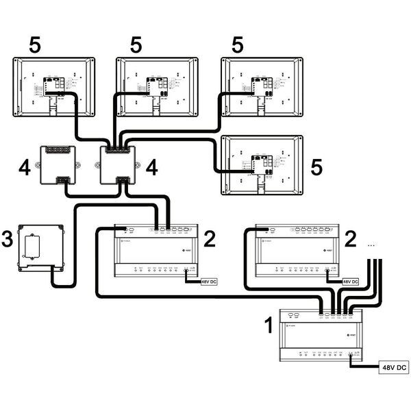 SWITCH   DS-KAD7061EY DLA 2-PRZEWODOWYCH SYSTEMÓW WIDEODOMOFONOWYCH HIKVISION
