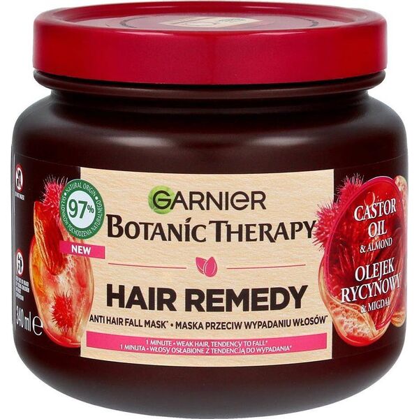 Garnier Botanic Therapy Maska przeciw wypadaniu włosów z olejkiem rycynowym 340ml